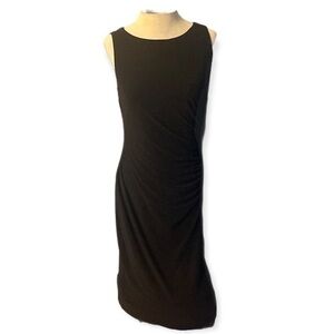 American Living Dress Sleeveless Womens size 8, Gold Faux Zipper, NEW